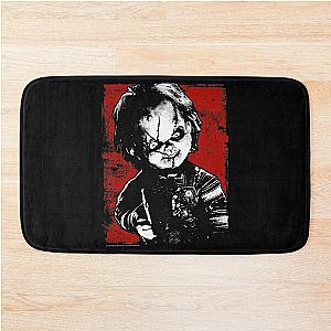 Child's Play Chucky Distressed Portrait T-Shirt Bath Mat