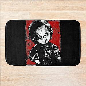 Child's Play Chucky Distressed Portrait  Bath Mat