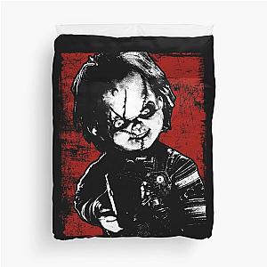 Child's Play Chucky Distressed Portrait  Duvet Cover