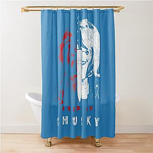 Child's Play Bride Of Chucky Split Portrait Shower Curtain