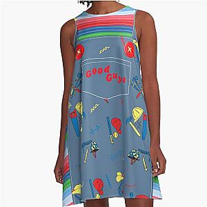 Good Guys Child's Play Chucky - Killer Doll Overalls A-Line Dress