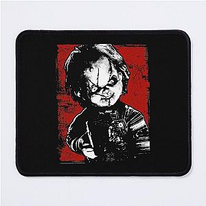 Child's Play Chucky Distressed Portrait T-Shirt Mouse Pad