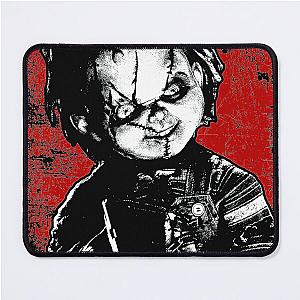 Child's Play Chucky Distressed Portrait  Mouse Pad