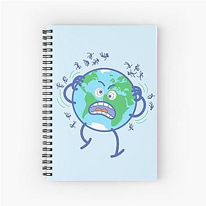 Desperate Earth scratching annoying humans off Spiral Notebook