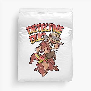 Retro Chip and Dale Rescue Rangers Detective Duvet Cover