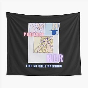 Chobits Protect Like No One's Watching Tapestry