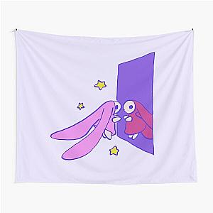 I draw chobits and atashi reflection a city with no people pastel rabbits tapestry