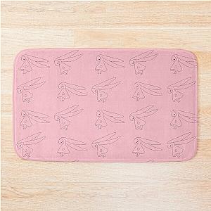 Chobits the town with no people manga kawaii cute pink twin bunnies Bath Mat
