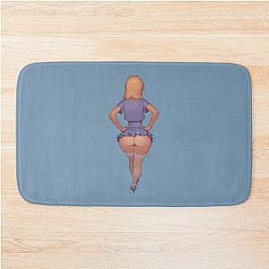 Enchanting dame in layered gown inspired chobits masterpiece bath mat