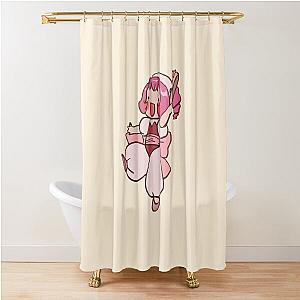 I draw Sumomo Persocoms doing the wake call dance Chobits Shower Curtain