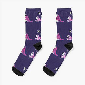 I Draw Chobits / Anata to Atashi / Star/ A City With No People Pink Pastel Bunnies Socks.
