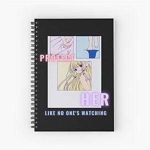 Chobits PROTECT HER Spiral Notebook