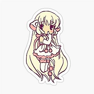I draw pink pastel chibi chobits eidola chi motusuka sticker