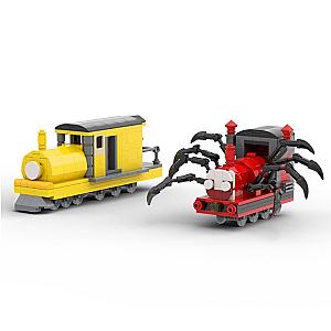 Choo-Choo Charles 2 Building Blocks Set Horrors Game Spider Train With 513PCS