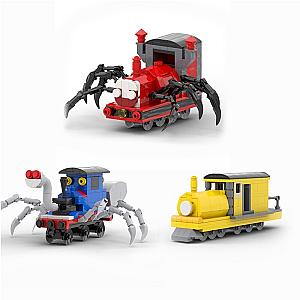 Choo-Choo Charles 3 Building Blocks Set Horrors Game Spider Train With 712PCS