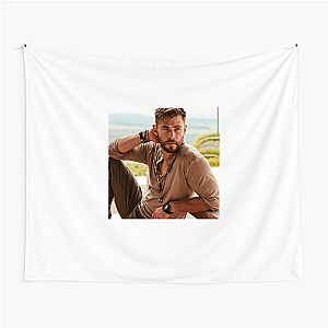 Chris Hemsworth Always Strong, Always Iconic Chris Hemsworth Tapestries