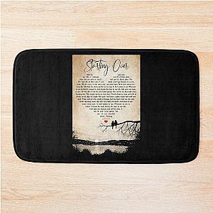 Starting Over Lyrics Chris Stapleton - Couple Bird Sunset Bath Mat