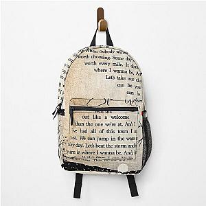 Starting Over Lyrics Chris Stapleton - Couple Bird Sunset Backpack