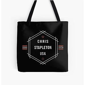 Chris Stapleton USA 1978 Music D12 All Over Print Tote Bag