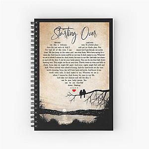 Starting Over Lyrics Chris Stapleton - Couple Bird Sunset Spiral Notebook