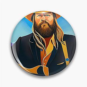 Chris Stapleton Portrait  Pin