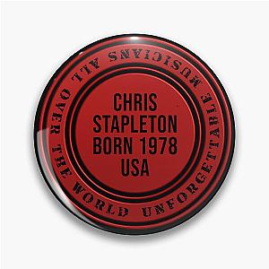 Chris Stapleton USA 1978 Music D50 Pin