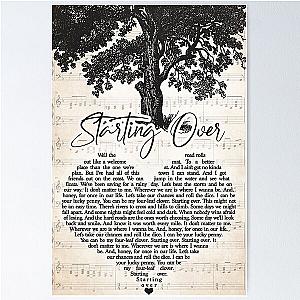 Chris Stapleton – Starting Over Lyrics Poster