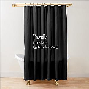 Chris Stapleton Aesthetic Quote Country Lyrics Black Shower Curtain