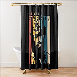 Chris Stapleton Retro Vintage T-Shirt Shower Curtain