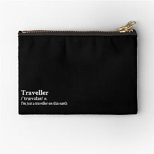 Chris Stapleton Aesthetic Quote Country Lyrics Black Zipper Pouch