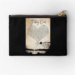 Starting Over Lyrics Chris Stapleton - Couple Bird Sunset Zipper Pouch