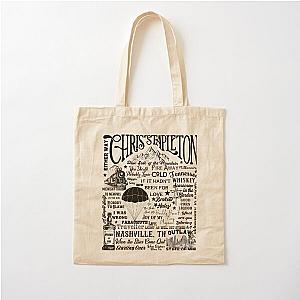 Chris Stapleton Song Titles, Collage, Word Art Cotton Tote Bag