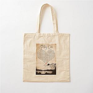 Starting Over Lyrics Chris Stapleton - Couple Bird Sunset Cotton Tote Bag