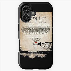 Starting Over Lyrics Chris Stapleton - Couple Bird Sunset iPhone Tough Case