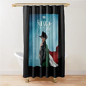 Christian Nodal Mexico en Mi Voz album 2023 Shower Curtain