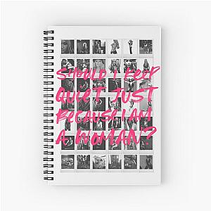 Limited Christina Aguilera Design "Stripped" Spiral Notebook