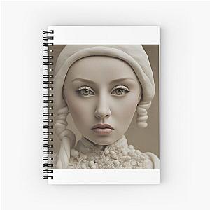 Almost monochrome Christina Aguilera Spiral Notebook