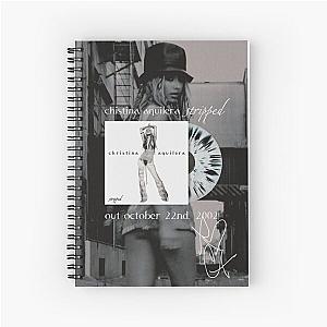 Christina Aguilera Autograph - Stripped Album Poster - Wall Art - Music Gift - Music Wall Decor - Album Art Spiral Notebook