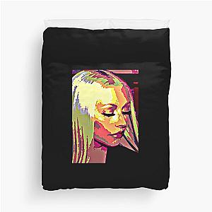 Christina Aguilera pop art portrait Duvet Cover