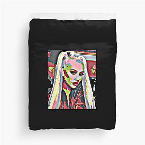 Christina Aguilera pop art portrait Duvet Cover