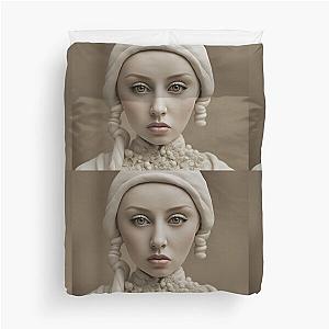 Almost monochrome Christina Aguilera Duvet Cover