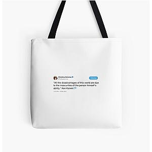 Christina Grimmie Quote All Over Print Tote Bag