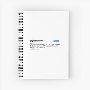 Christina Grimmie Quote Spiral Notebook