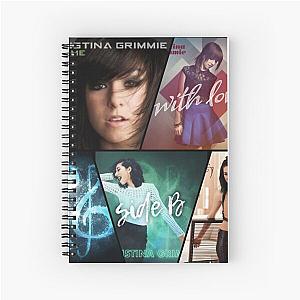 Christina Grimmie (all album covers) Spiral Notebook