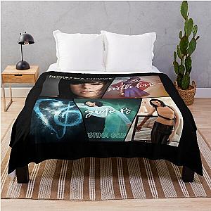 Christina Grimmie All Album Covers Throw Blanket