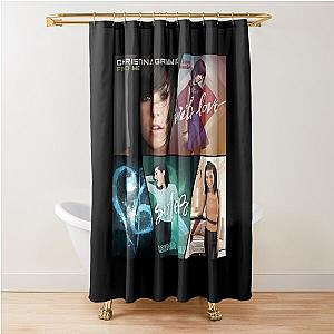 Christina Grimmie All Album Covers Shower Curtain