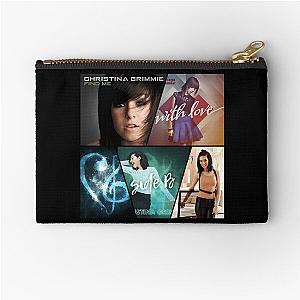 Christina Grimmie All Album Covers Zipper Pouch