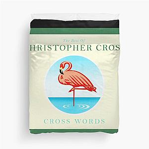 Cross words very best of christopher cross Duvet Cover