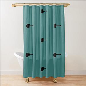 Chuck Berry style guitar Shower Curtain