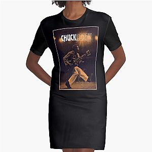 Chuck Berry playing on the guitar vintage  Graphic T-Shirt Dress